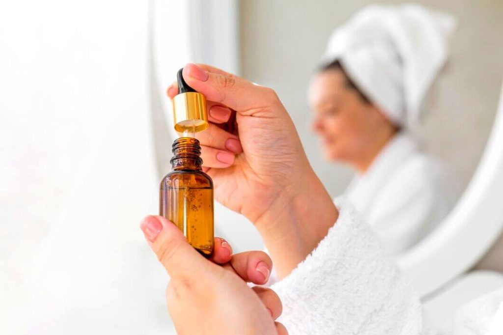Huile de massage intime